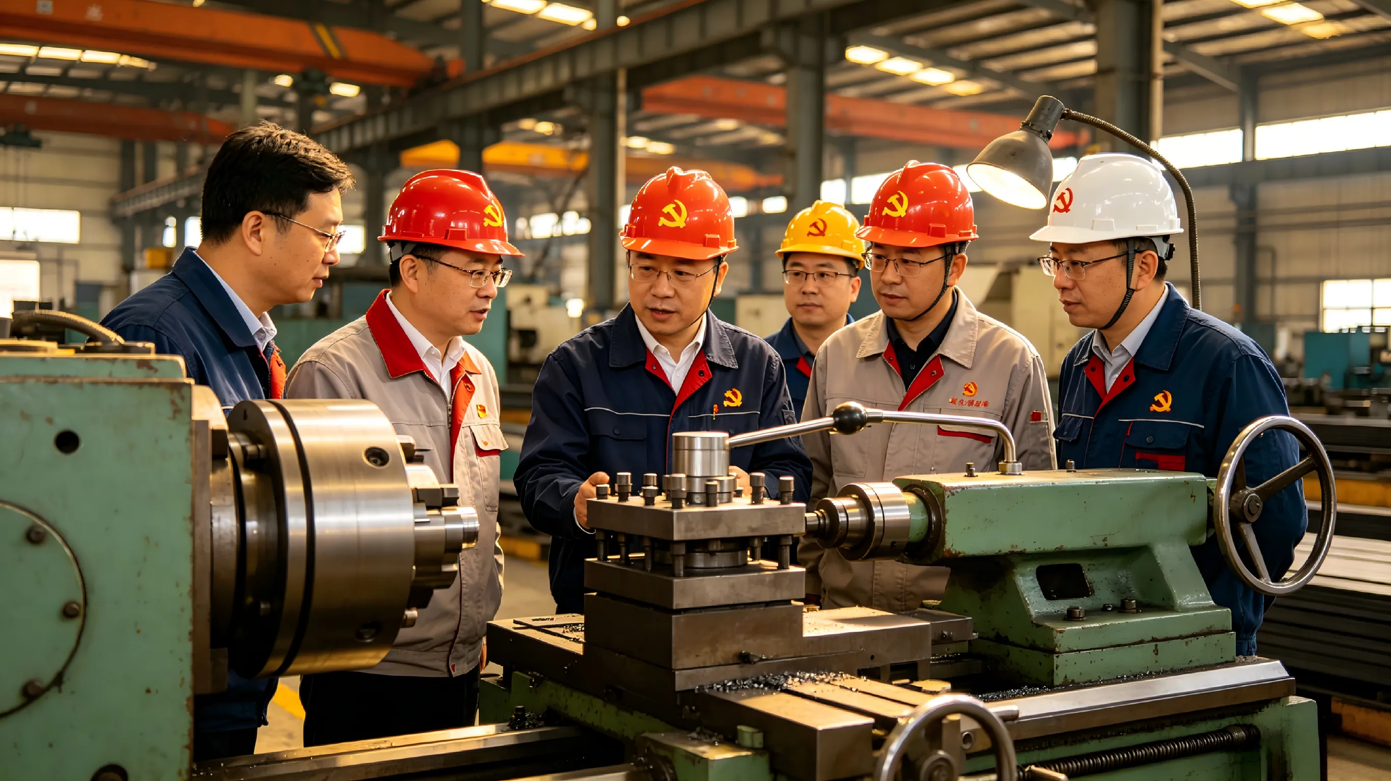 Xây dựng Đảng trao quyền sản xuất, nâng cao chất lượng, nâng cao quy trình sản xuất thép tấm, thép cuộn